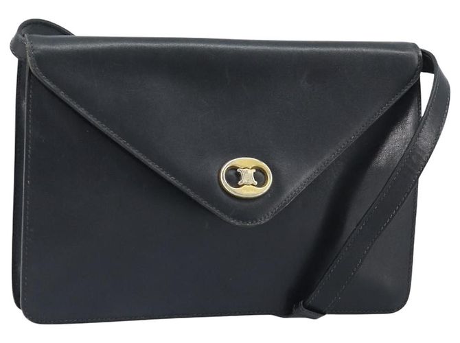 Céline Celine Pelle Vintage Nero