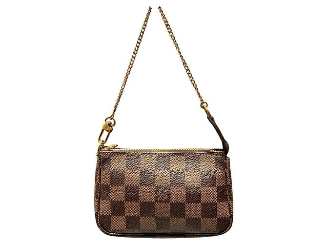 Pochette Louis Vuitton Damier Canvas Damier ebène