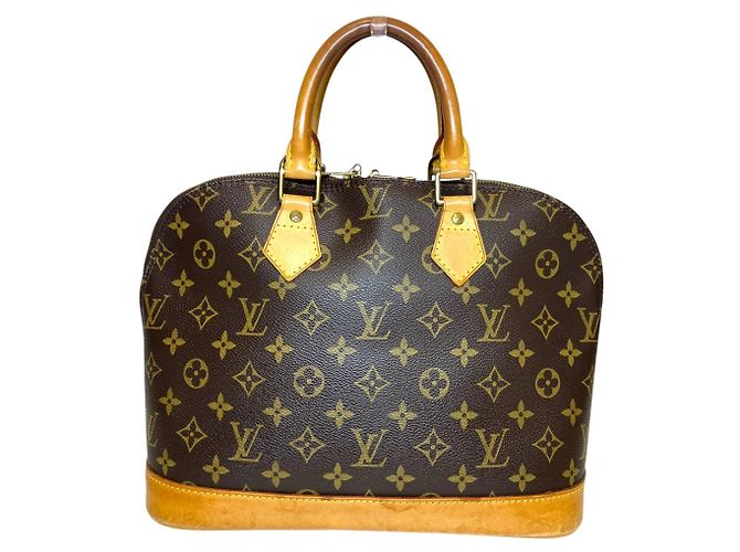 Bolsa Alma Louis Vuitton em Canvas Monogram Marrom Monograma