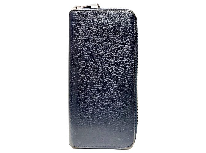 Cartera Louis Vuitton Zippy Vertical Long Azul