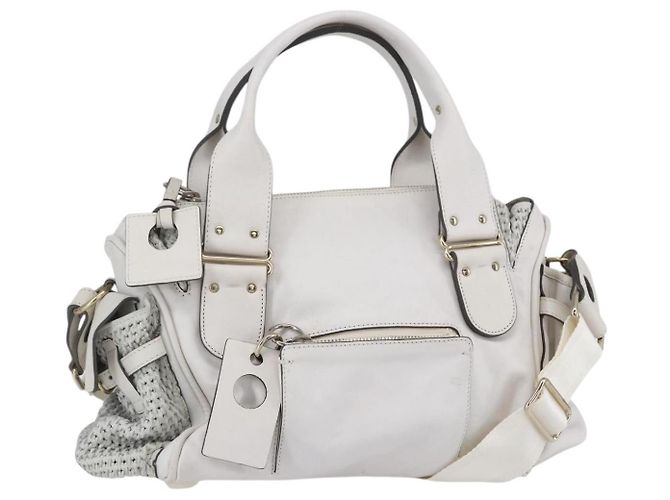 Chloé Pelle Vintage Bianco