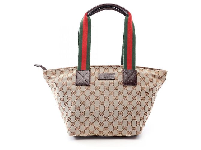 Gucci GG Pattern Sherry Line Tote Bag