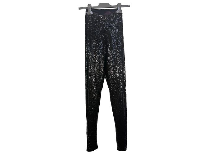 Autre Marque Commando Black Sequin Leggings