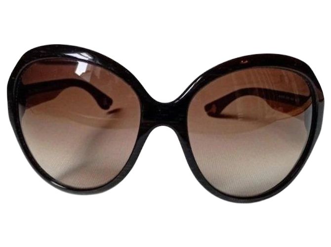 Gafas de sol oversize Balenciaga Paris Castaño Negro