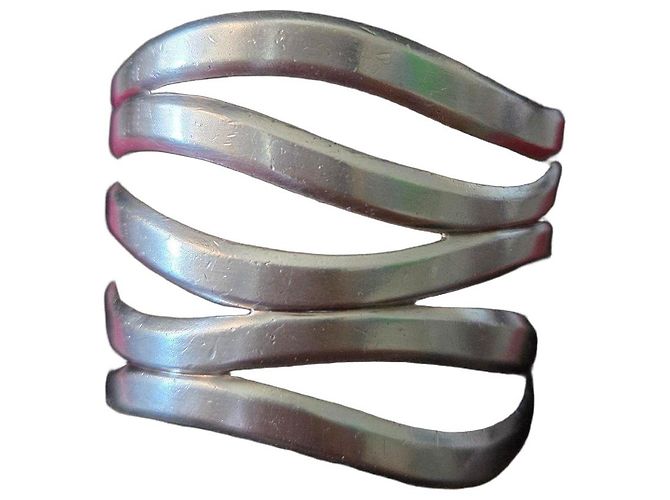 Christofle Pulsera Brazalete de Plata Entrelazada