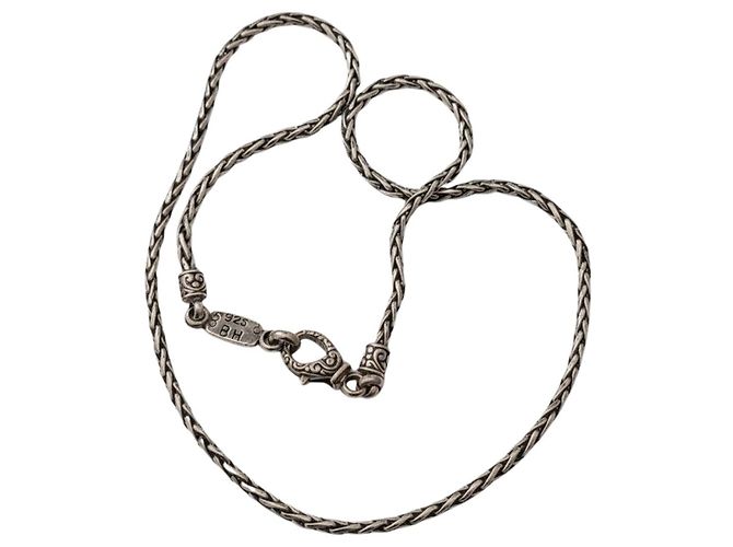 Autre Marque Collar de cadena trenzada EFFY de plata de ley