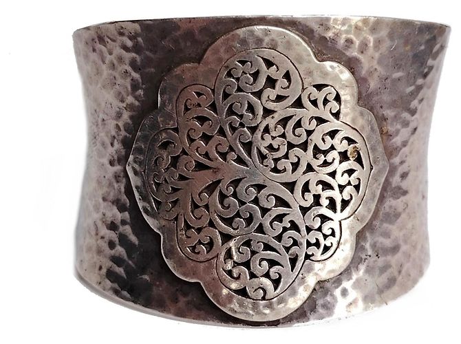 Autre Marque Lois Hill Bracelete Prata 925 Martelado