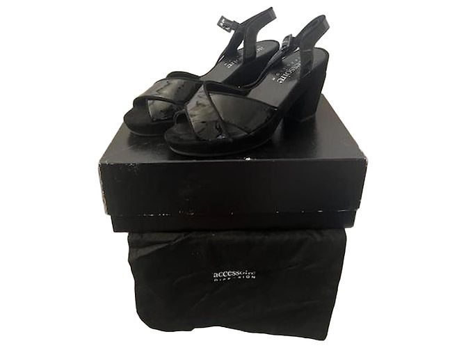 Autre Marque Sandalen accessoire diffusion neu schwarz T38