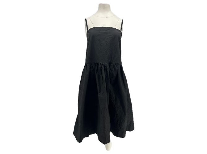 Autre Marque SUSUMU Schwarzes Baumwollkleid