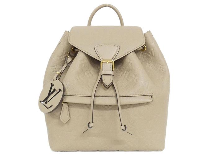 Louis Vuitton Monogram Empreinte Backpack Beige