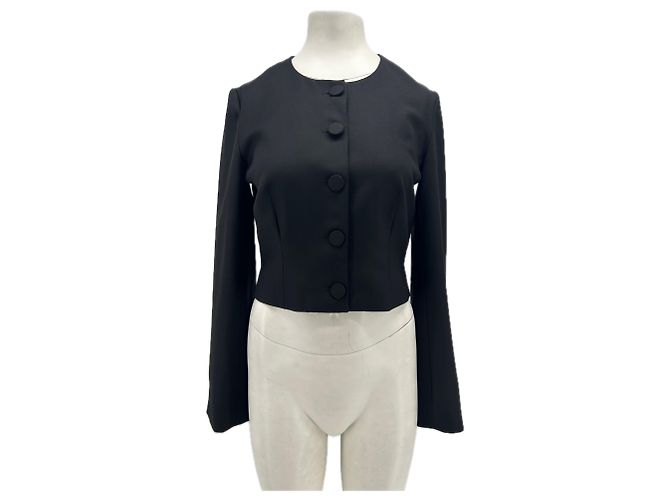 Autre Marque POSSE Schwarze Wolljacke Größe S