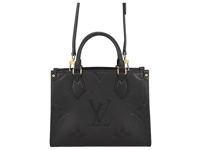 Borsa Louis Vuitton Monogram Empreinte OnTheGo PM Nero Monogramma