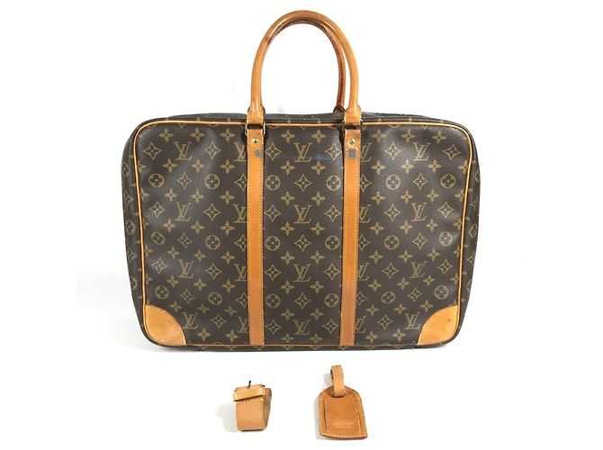 Bolso Louis Vuitton Monogram Sirius 45 Castaño Monograma