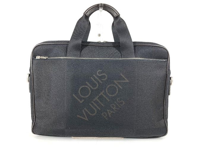 Louis Vuitton N58038 Damier Geant Associé PM Tote Bag Black