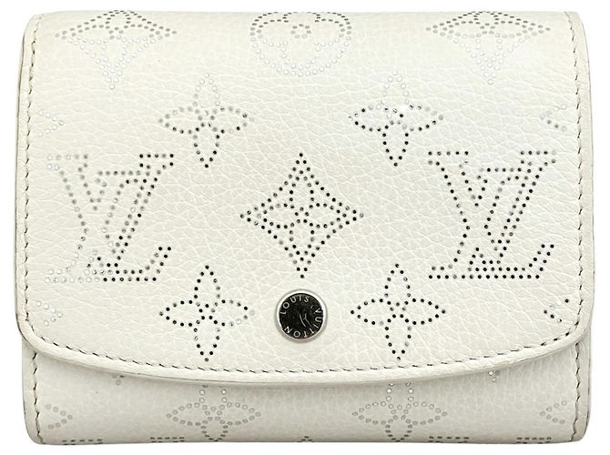 Louis Vuitton Portefeuille Iris Compact Bi-fold Wallet White