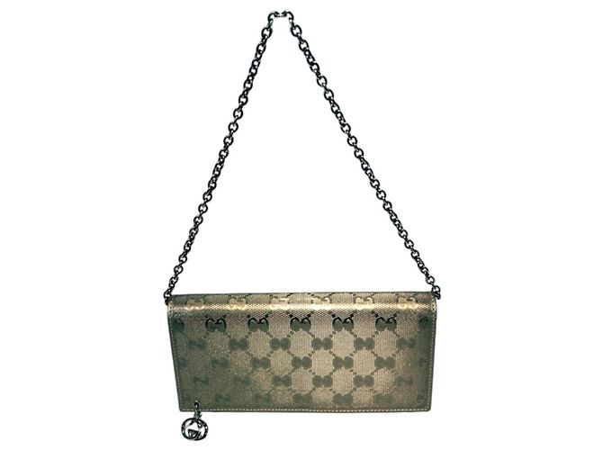 Gucci Chain/Shoulder Wallet Golden