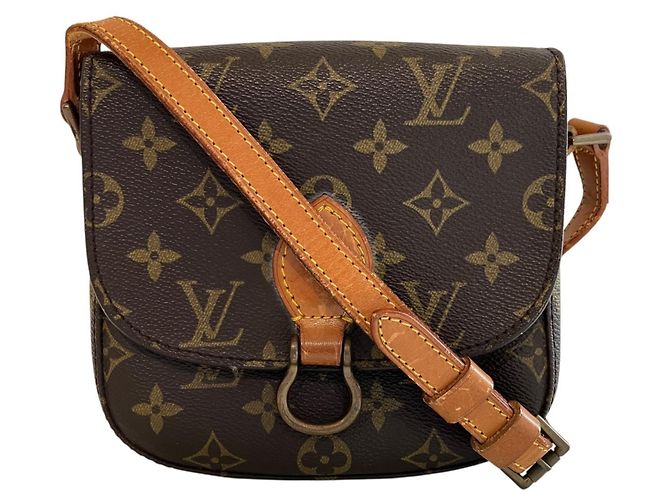 Bolso de Hombro Louis Vuitton Mini Saint Cloud Castaño
