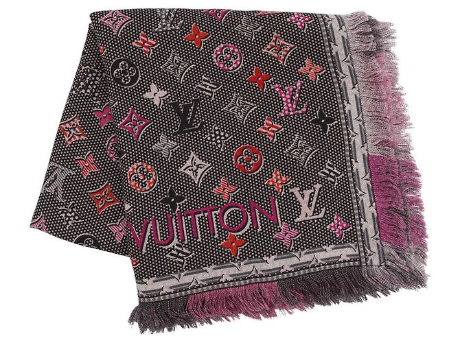 Estola de lana Pop Monogram Louis Vuitton Multicolor Monograma