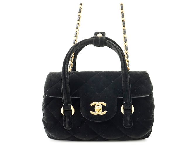 Borsa a tracolla Chanel Mini Flap Chain Nero
