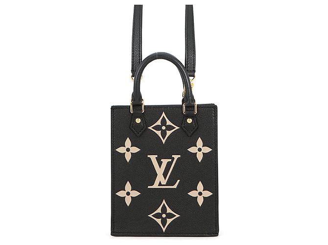 Bolsa Louis Vuitton Monogram Empreinte Petite Sac Plat Preto Multicor Monograma