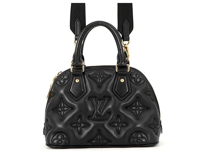 Bolso Alma Soft BB Bubble Gram Louis Vuitton Negro Monograma