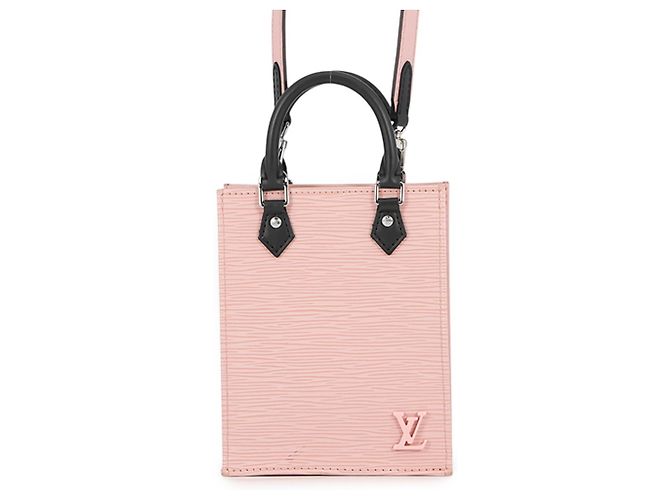 Bolsa Louis Vuitton Epi Petite Sac Plat Rosa
