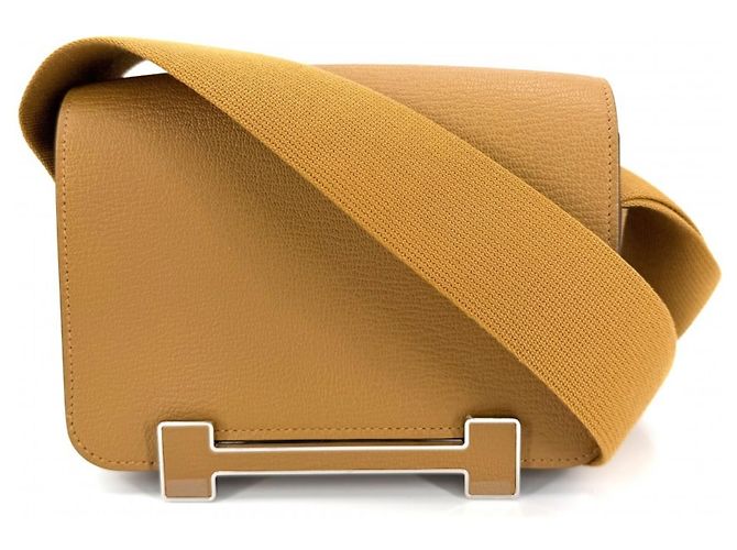 Hermès Sac à l'épaule en cuir marron Hermes