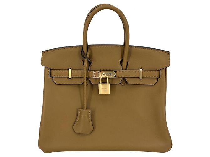 Hermès Bolsa Hermes Birkin 25 Marrom