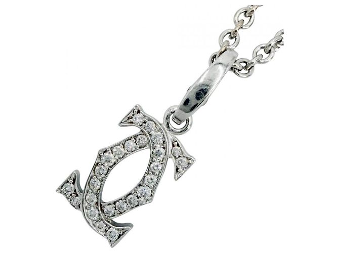 Collar Forza Cartier en oro blanco de 18K