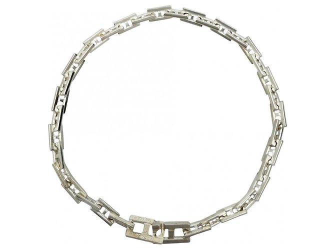 Hermès Pulsera Charm en plata 925 Hermes