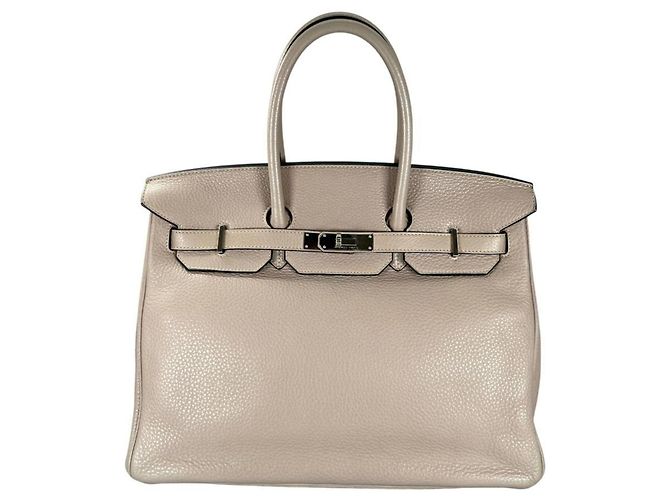 Hermès Bolsa Hermes Birkin 35 Bege