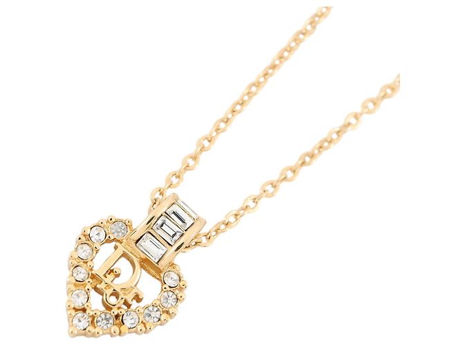 Collana Christian Dior Cuore D'oro