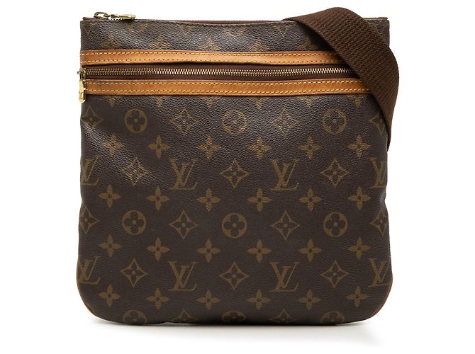 Pochette Louis Vuitton Marrom Monogram Bosphore