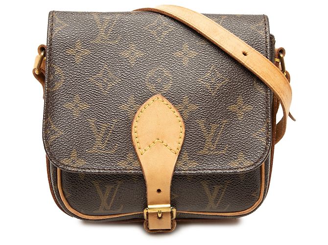 Louis Vuitton Marrom Monogram Cartouchiere PM