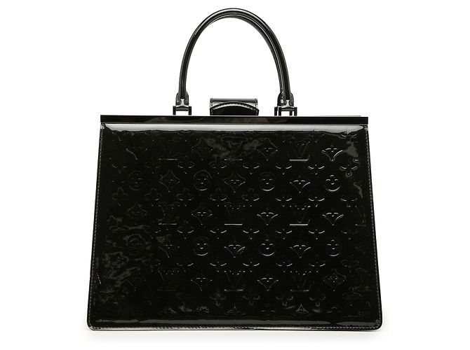 Louis Vuitton Black Monogram Vernis Deesse GM Noir