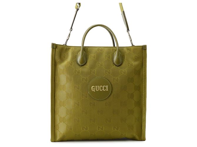 Gucci Off the Grid Nylon Tote Bag Grün