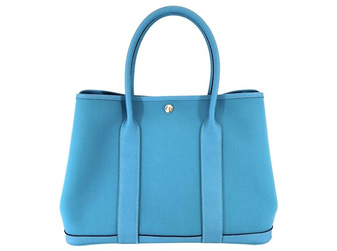 Hermès Sac cabas Hermes Garden Party PM Bleu