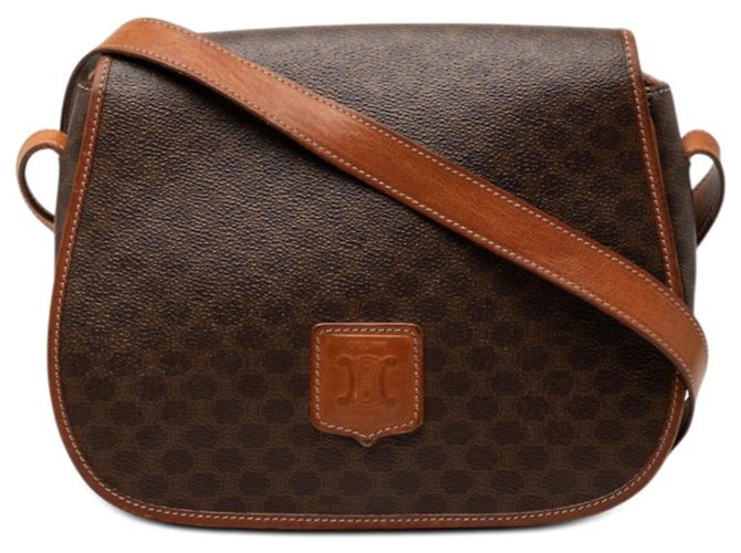 Céline Borsa a tracolla Celine Macadam Marrone