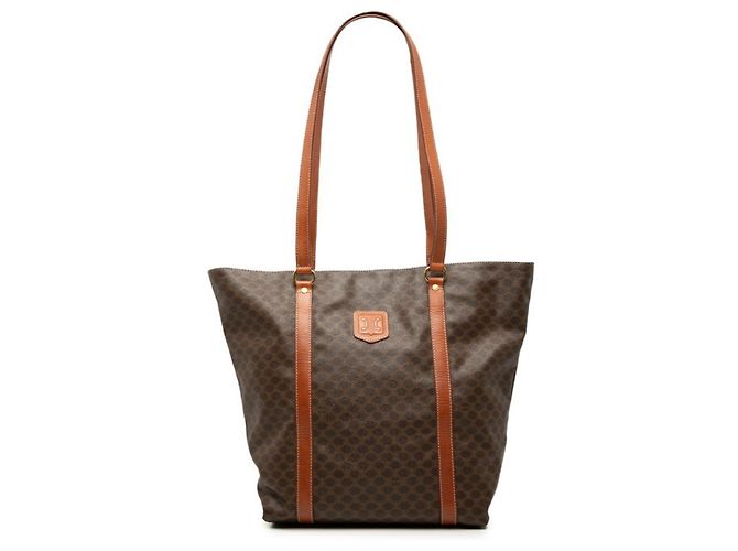Céline Borsa Tote Celine Macadam Marrone 