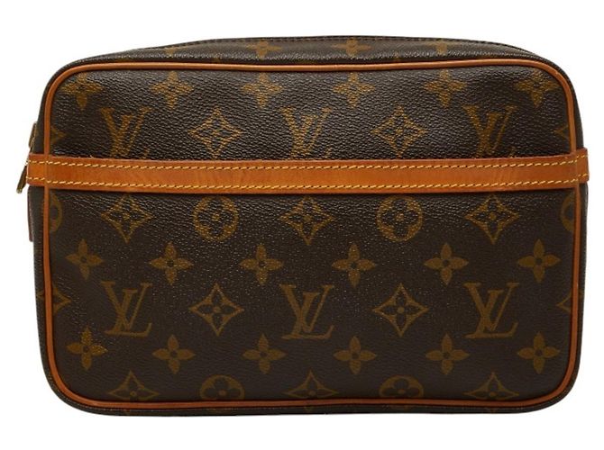 Louis Vuitton Monogram Compiegne 23 Clutch Bag Braun