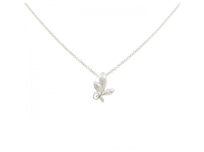 Tiffany & Co Collana Tiffany Olive Leaf Argento 