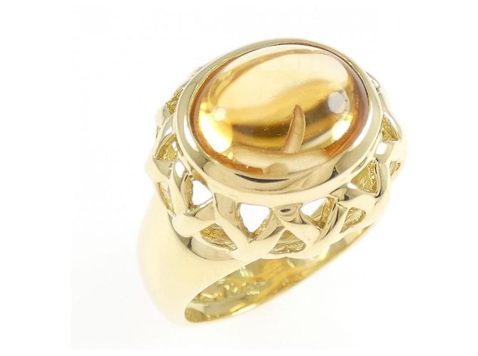 Bague Citrine Tiffany & Co. Doré
