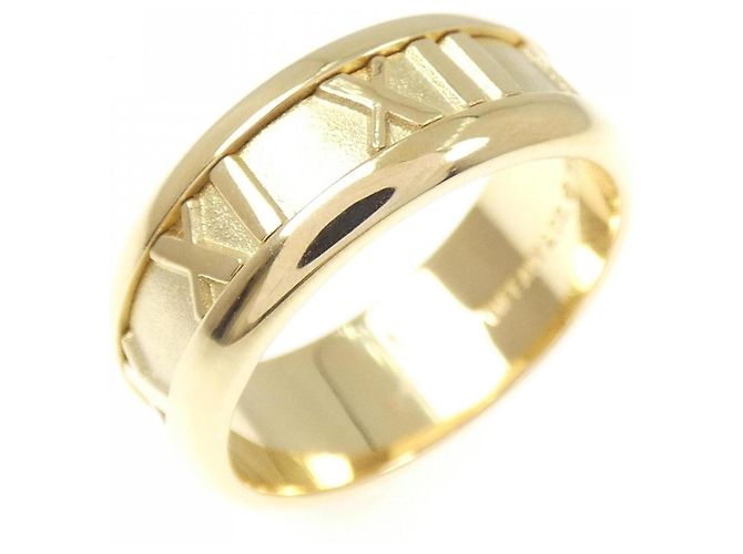 Tiffany & Co Anillo Atlas de Tiffany Dorado