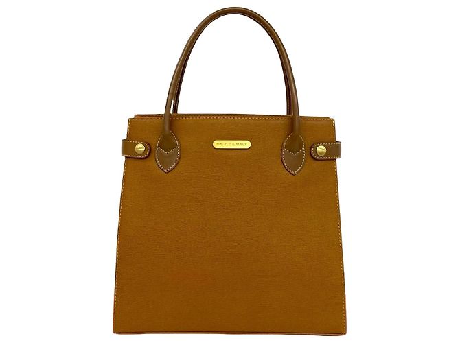 Bolsa de couro Burberry Marrom
