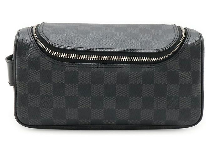 Pochette de toilette Louis Vuitton Damier Graphite Noir