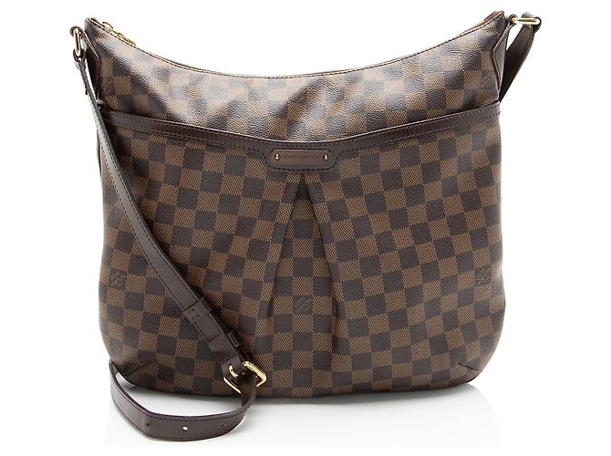 Sac à bandoulière Louis Vuitton Damier Ebene Bloomsbury GM Marron