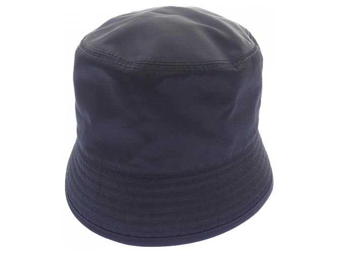 Prada Re Nylon Hat Black