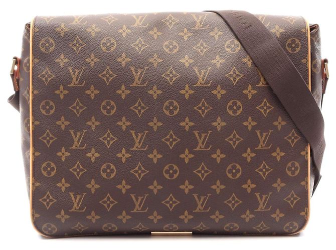 Borsa a Spalla Louis Vuitton Abbesses Monogram Marrone