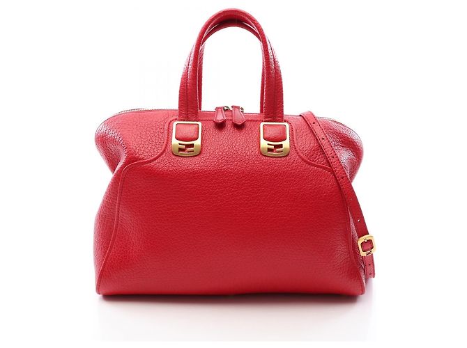 Borsa 2way Fendi Chameleon Rosso