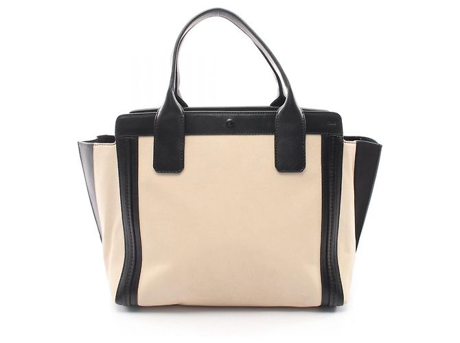 Chloé Bolsa Tote de Couro Chloe Allison Marrom Bege